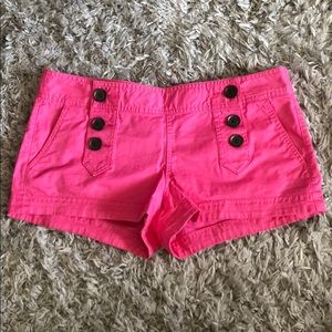 Pink shorts